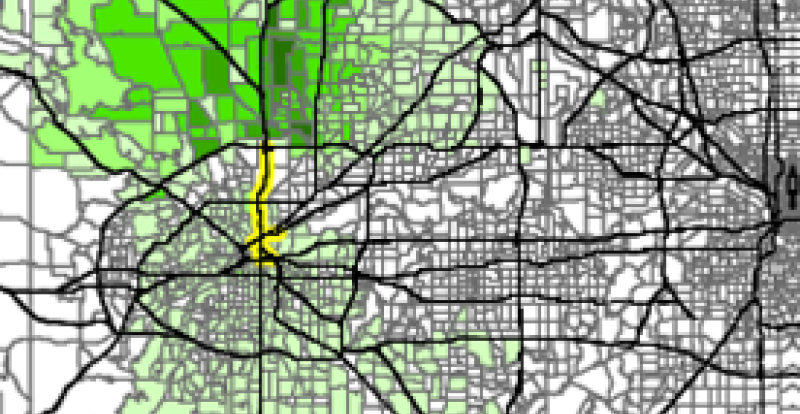 Mobile Source Air Toxics Analysis Map