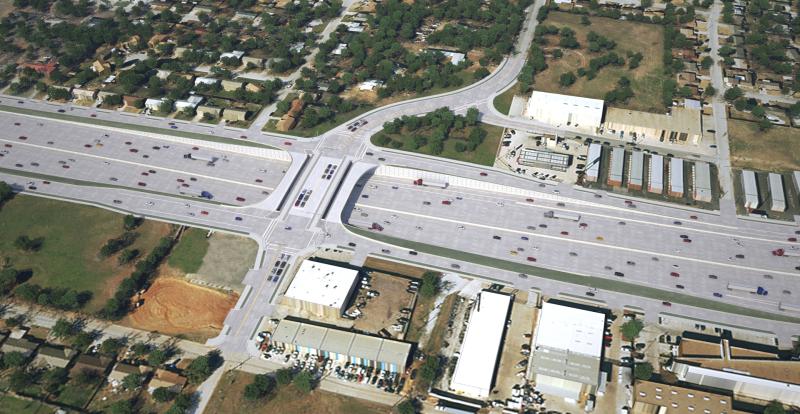 Aerial rendering of a portion of the Southeast connector project.